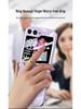 Samsung Z Flip6 Foldable Phone Case with Integrated Ring & Protective Film