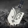Survival Shovel Axe, Outdoor Survival Pocket Tool Extended Handle Survival Axe, Storage Bag for Camping, Backpacking, Emergency