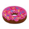 Patchion Ring Donut - Donut - Magnetische Achterkant - Geborduurd Patch/Badge/Embleem