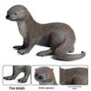 Children's Marine Animal Simulation Toy Set: Otter, Fish, Catfish, Water Monkey, Water Dog Models