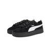 Puma Smash Platform Leather Scallop Color Block Versatile Low Top Lifestyle Casual Shoes Women sneaker 406748-03