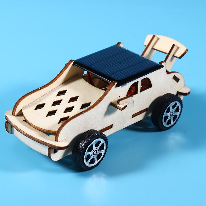 Solar Car Toy For Kids Mini Diy Assembled Energy Powered Car Kit Stem Educational Toys For Children Creativity Birthday Gift