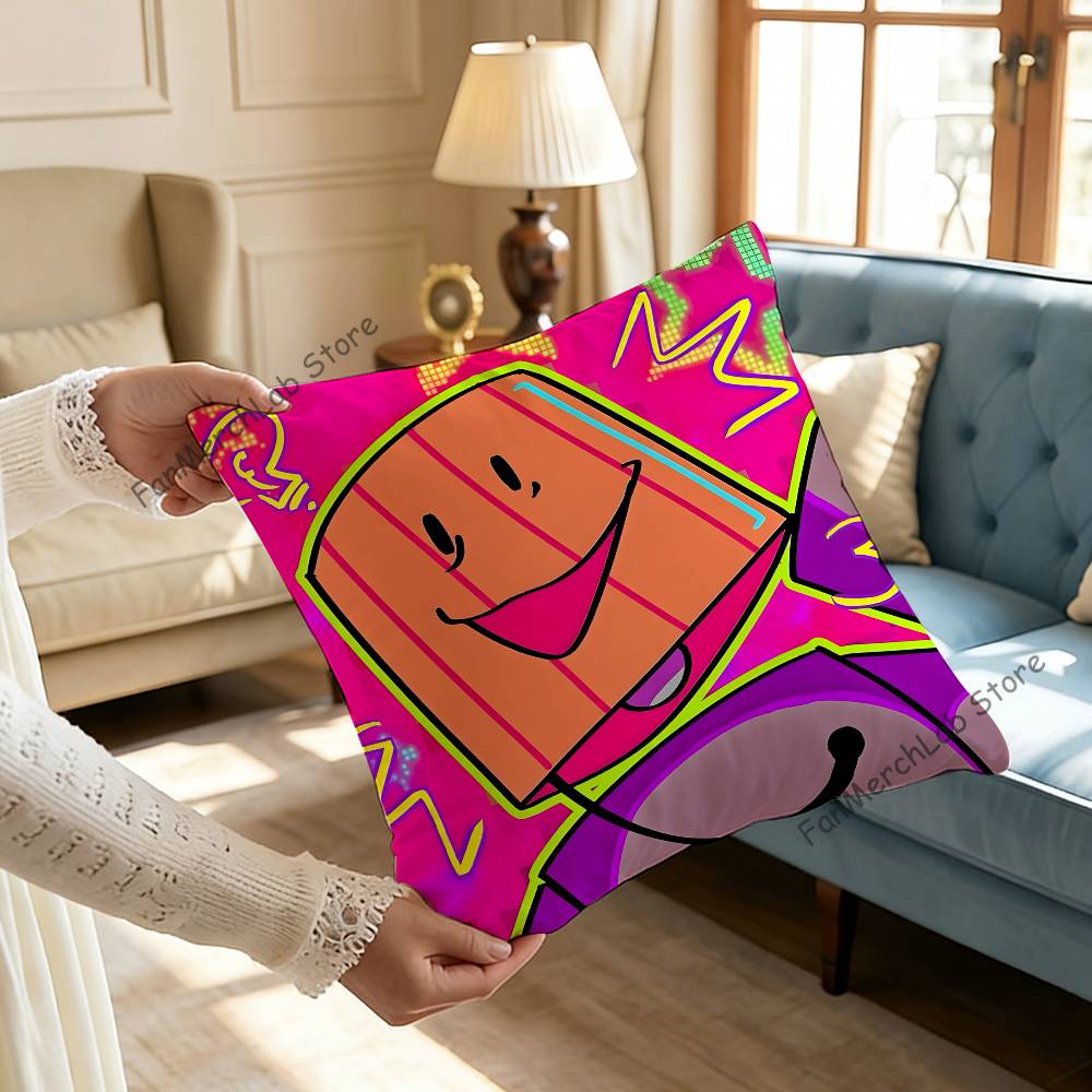 RRegretevatorS LLampertS Pillow Covers Cartoon Sofa Decorative Home Doublesided Printing Short Plush Cute Cushion Cover