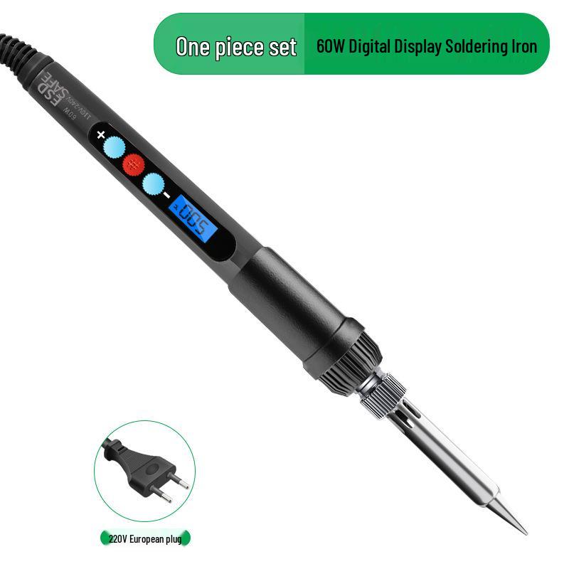 Digital Display Temperature Control Electric Soldering Iron Set for Home Repair & Welding
