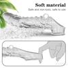 Reusable Penis Enlargement Vibrator Penis Extender Sleeve Sex Toys For Men Adult Delay Ejaculation Cock Ring Vibrator Condom 18+