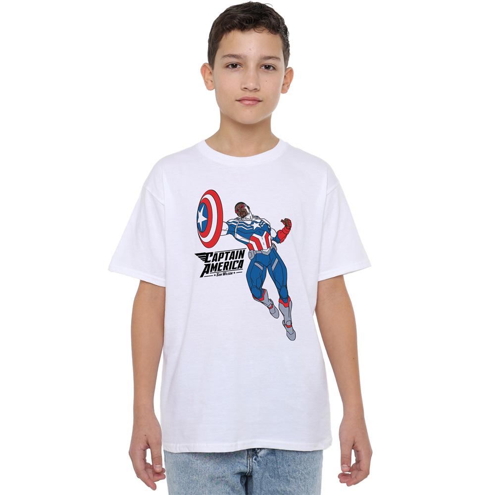 Captain America Childrens/Kids Sam Wilson Doodle T-Shirt