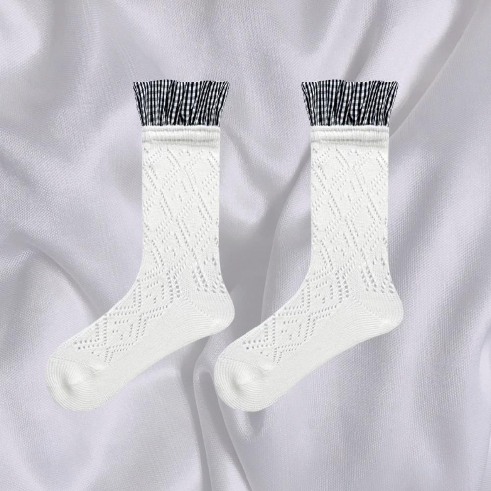 Ballet Style Ruffle Socks Mesh Women Hosiery Korean Fashion Short Sock  Running