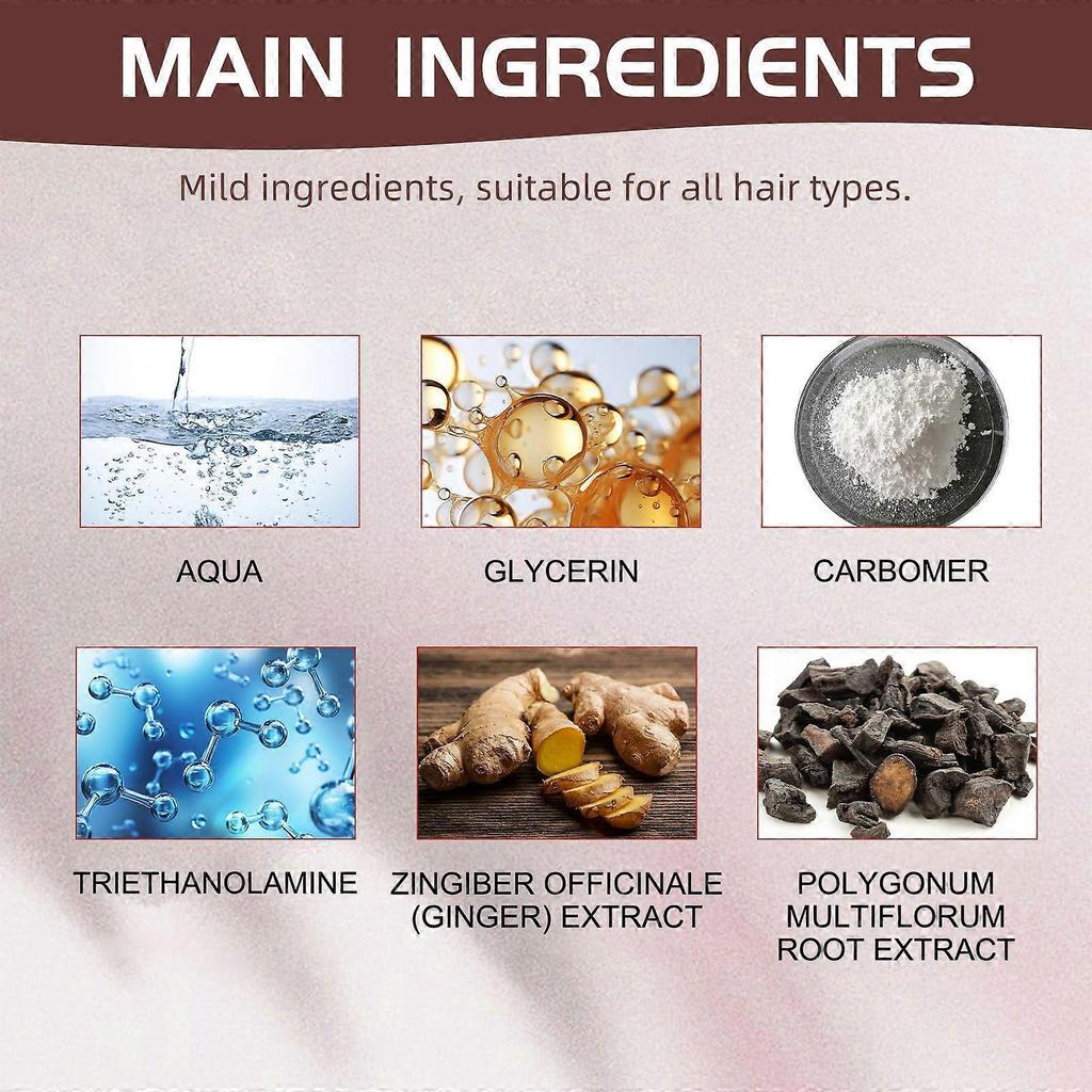 Polygonum Hair Conditioning Spray with Ginseng & Reishi Moisturizing Black Shine, Strengthens Roots & Covers Gray, 150ml