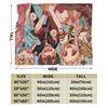 Hanakos Kuns Japanese Blankets Quality Soft Throw Blanket Winter Boy Girl Couch Chair Comfortable Bedspread