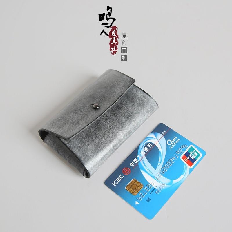 Vintage Envelope Style Sleeve Coin Purs  Purse with Coin Purse  Leather Coin Purse