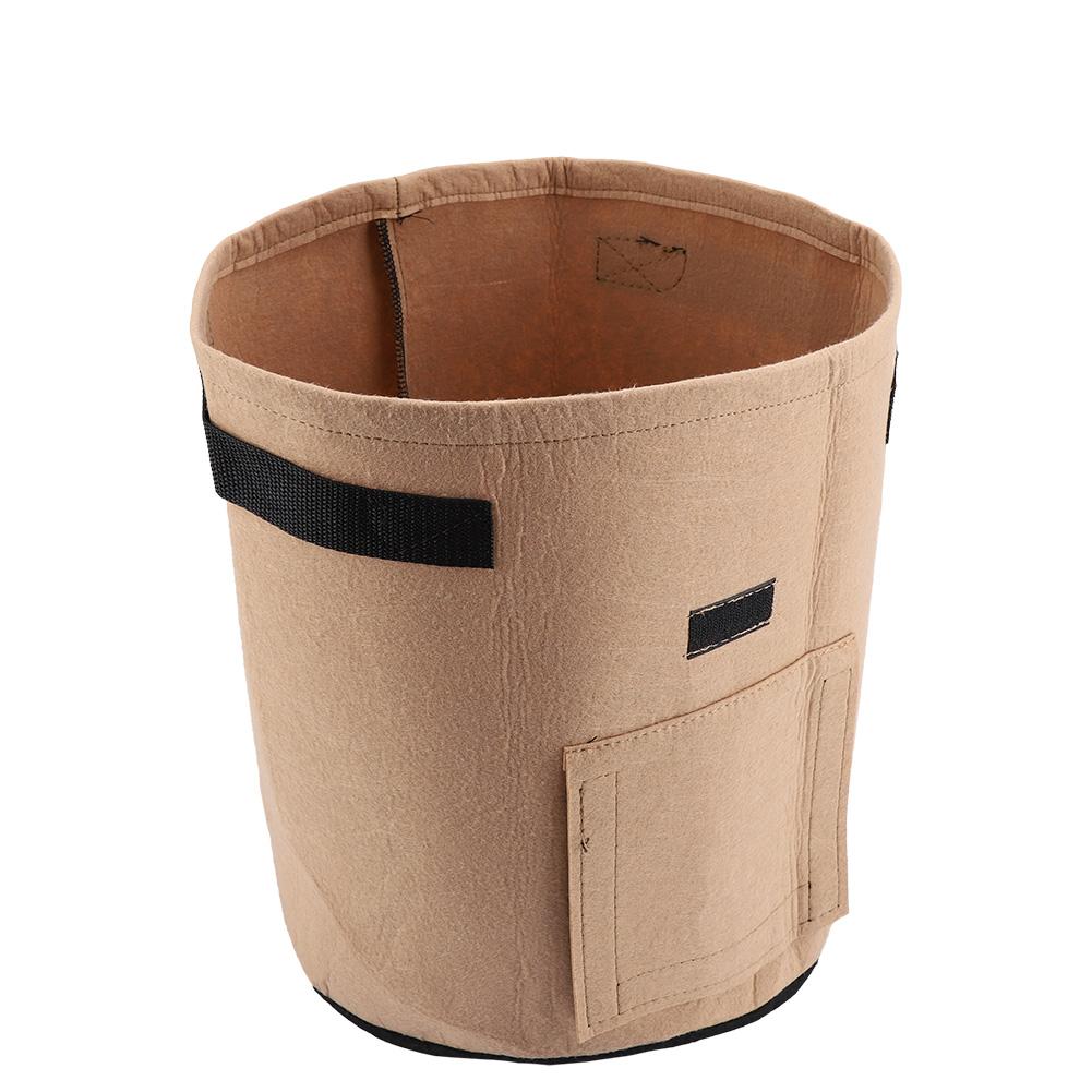 Breathable Potato Tomato Planting Bag Outdoor Garden Vegetable Plant Growth Bag(Brown)
