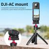 VRIG Quick Release Mount for Insta 360 X4 (New Version),Snap-On Magnetic 2 Prong Mount and 1/4" Screw Compatible with Tripod Fixed Action Camera
