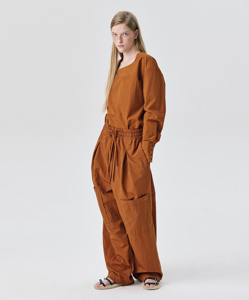WNDERKAMMER String Tunnel Pants_Brick