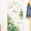 Stylish Dandelion Flower Tree Potted Plant Wall Peelable Waterproof PVC DIY Scandinavian Style Room Decor and Potted Stickers, Wallpaper, Plant-themed