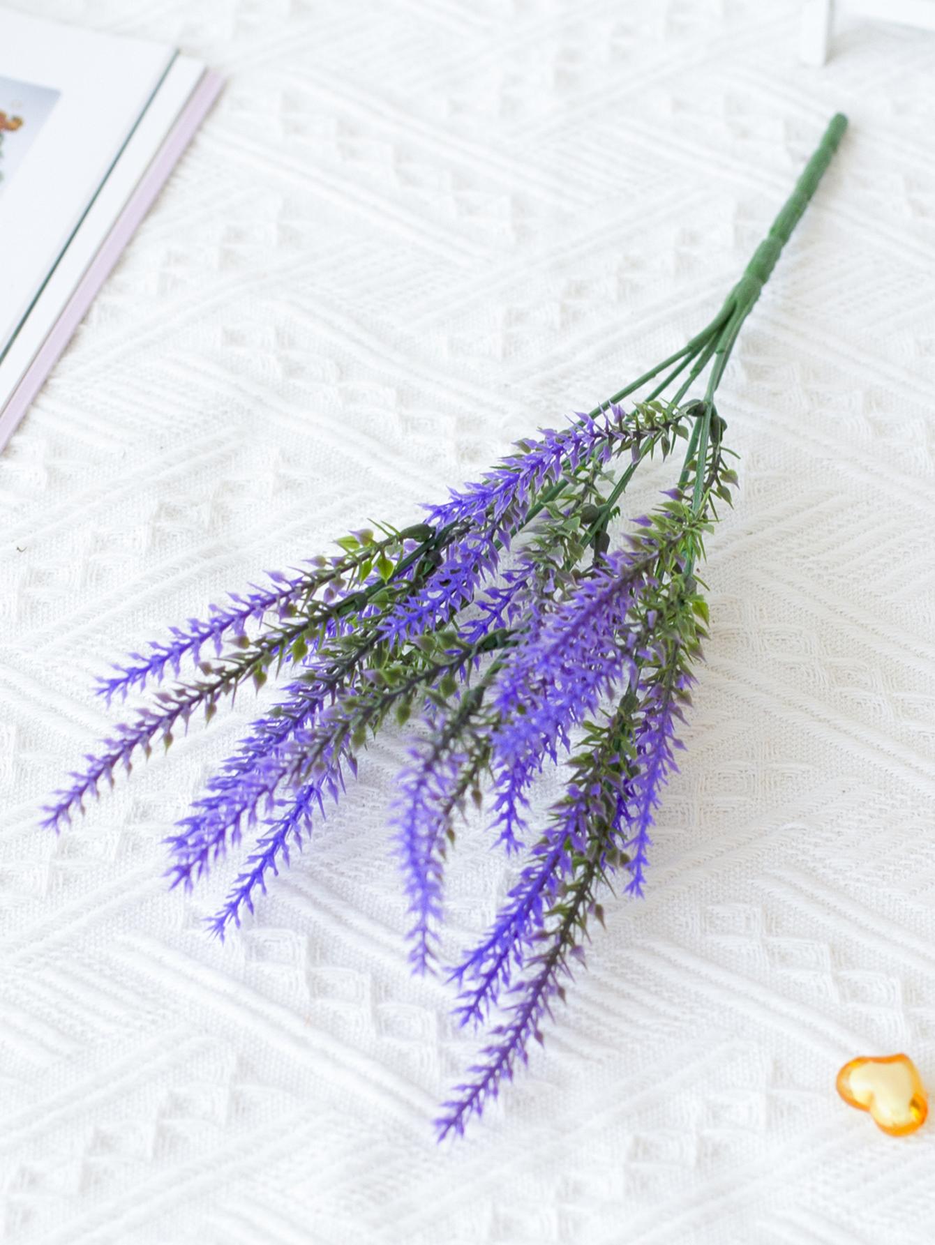 

10 Bundles Artificial Lavender Flowers Fake Flowers Decorating Home Table Room Decor Garden Wedding Decoration Outdoor Plants