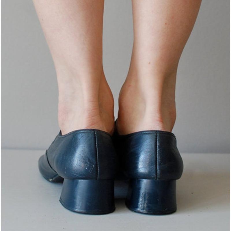 New Medieval Cosplay Women's Shoes Spring Low Heels Single Shoes Buckle Shallow Thick Heels Work Mother Shoes