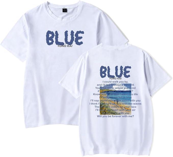 

Yung Kai Blue Merch TShirt ShortSleeved Women Unisex Fashion Casual Summer Sport Hip Hop Tee S