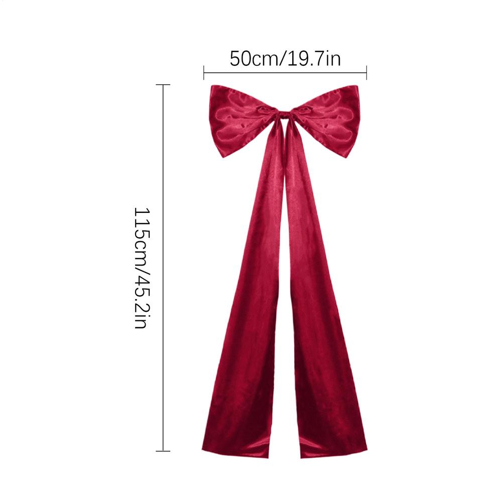 

Velvet Bows For Christmas Tree Large Wreath Ribbon Velvet Bow Tree Topper For Kitchen Outdoor Farmhouse Wall Indoor Crafts Women M