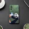 Football Sport Soccer Phone Case Black Silicone Soft For Samsung S25,S24,S21,S22,S23,S30,Ultra,S20,Plus,Fe,Lite
