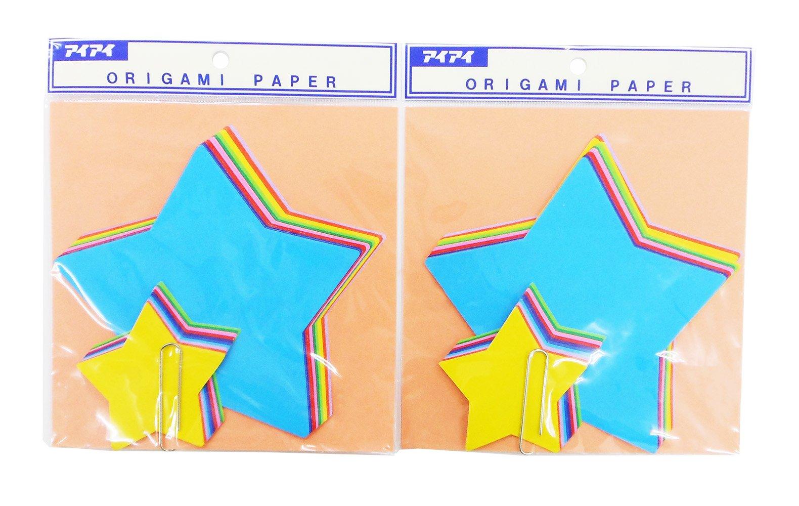 

Ehime Paper Origami Colored Silhouette Star Co. Die-Cut Pattern, 2-Pack, E-KATA-21