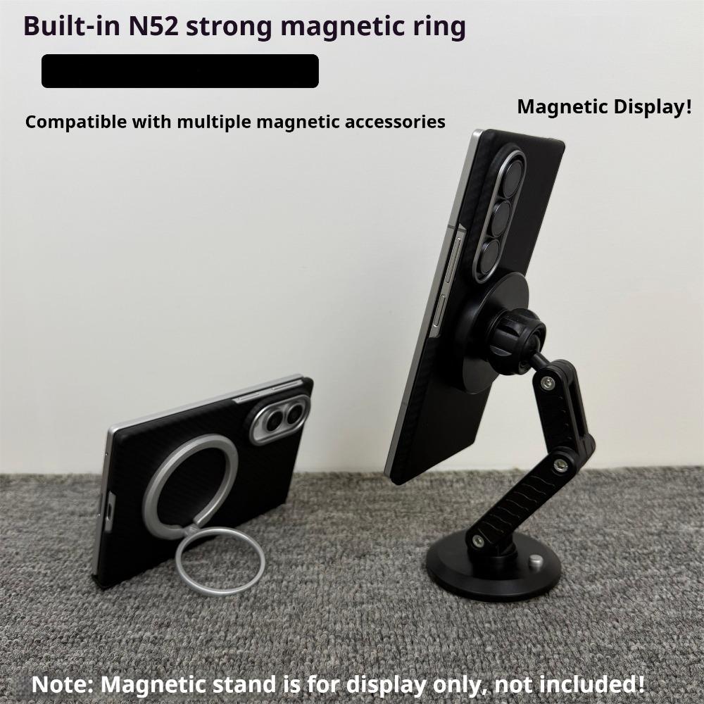 For Samsung Galaxy Z Fold 8 Ultra 7 6 5 Aramid Carbon Fiber Magnetic Case Ultra-thin for Magsafe Armor Axial Protective PC Cover