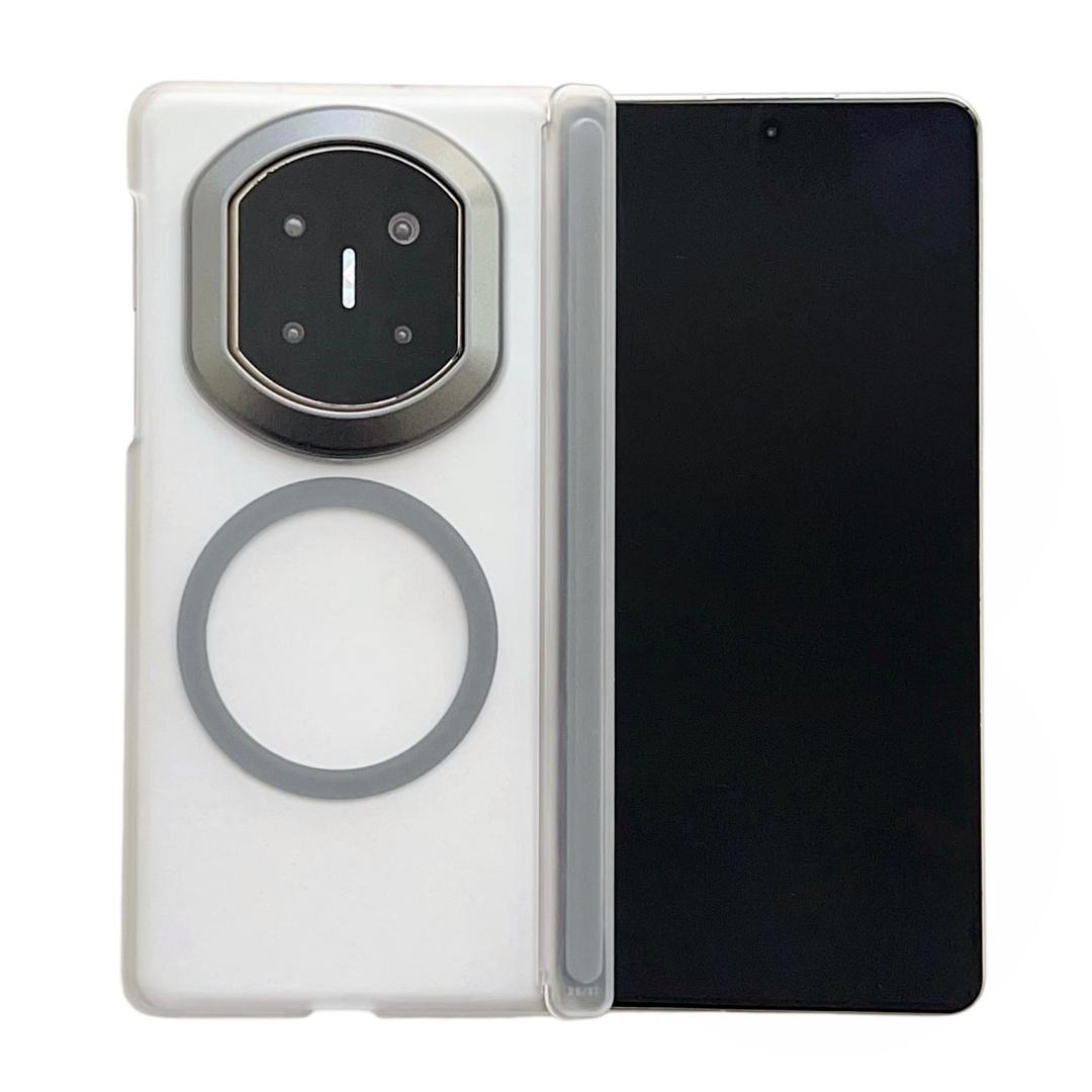 

For Huawei Mate X7 X6 X5 X3 Case Protective Matte Clear Magsafe Circle Pattern Mobile Phone Back Cover Huawei Mate X3