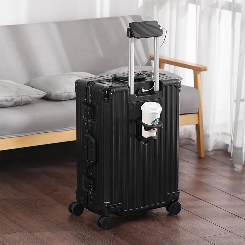 LETOO Aluminum Frame Hardside Spinner Luggage 20 inches