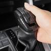For Toyota Camry 2024 ABS Chrome Carbon Fiber Black Car Gear Shift Head Knob Frame Cover Trims Sticker Car Styling Accessories