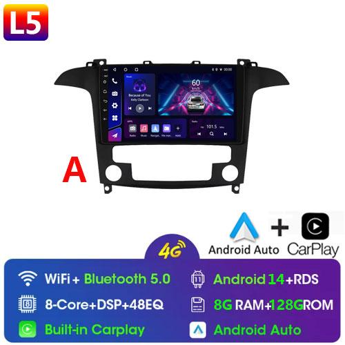 Android14 Car Radio for Ford S Max 2006 2007 2008 - 2010 2011 2015 Car Multimedia Video Player Radio GPS Stereo Auto 2din 7862