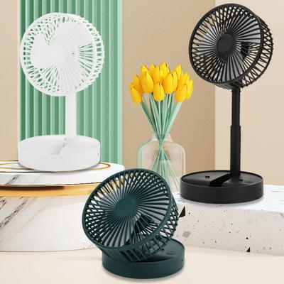 Håndholdt blæser Foldbart design Bærbar Justerbar 180 graders rotation Fleksible blade Lav støj Multi-hastighed Skrivebordsblæser med telefonholder
