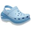 Crocs Mega Crush Sabot Mat Léger Tendance Navettage Confortable Sabots d'Extérieur Sabots Unisexe Bleu 210749-4NS