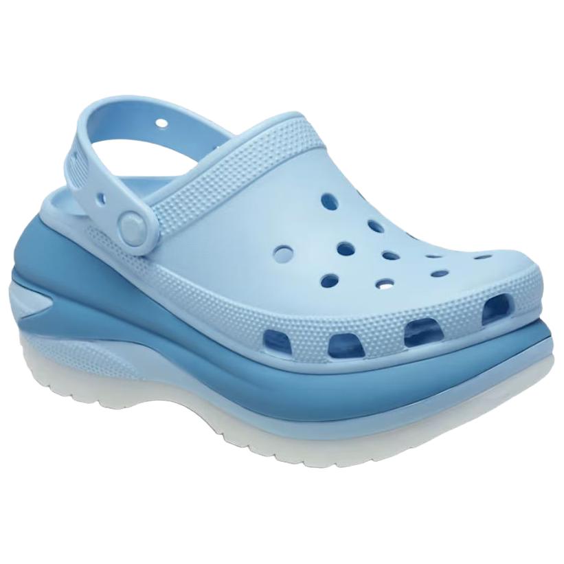 Crocs Mega Crush Matte Clog Lightweight Trendy Commuting Comfortable Outdoor Clogs Unisex clogs Blue 210749-4NS