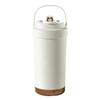 Stainless Steel Coffee Mug Double Wall Insulated Mug 500ml Large Capacity Ceramic Vacuum Flasks Reusable Home Drinkware with Straw