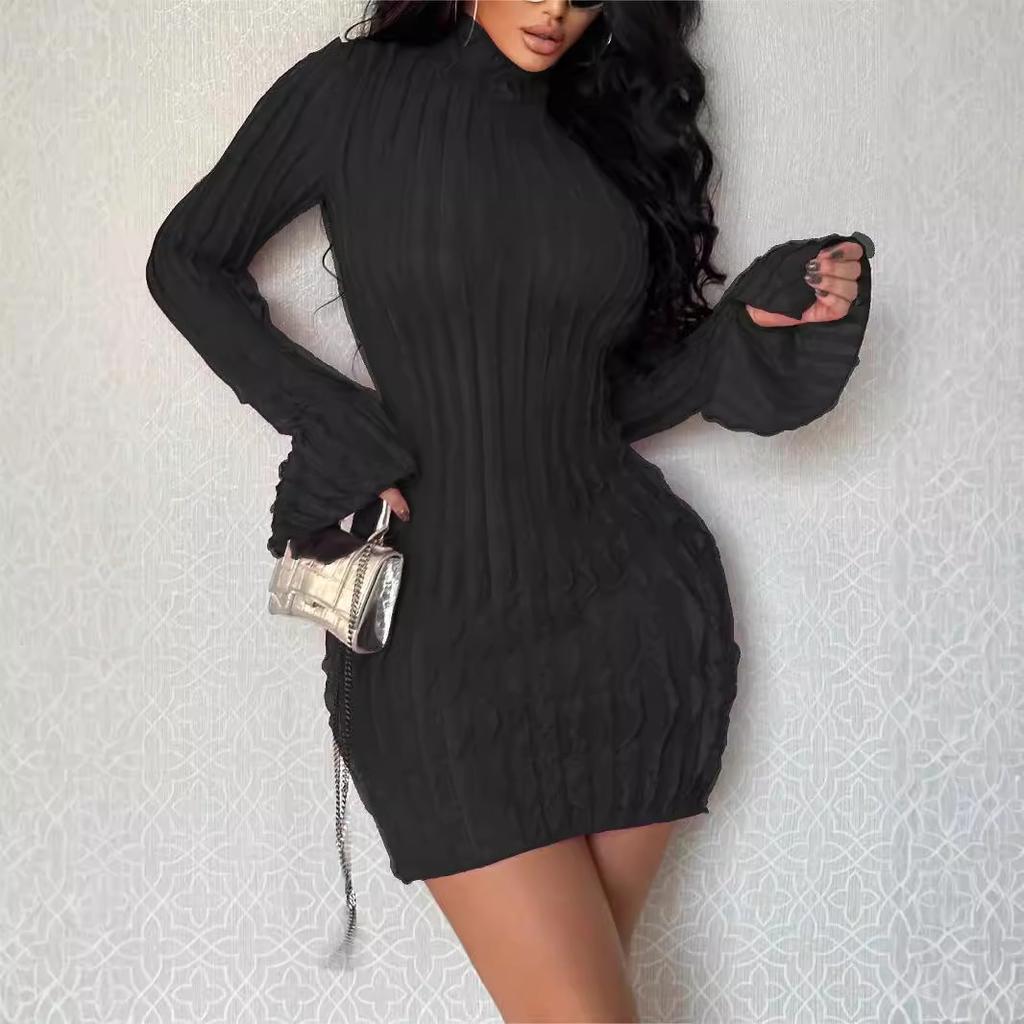 Women's Sexy Slim Fitted Pencil Dresses Tight Long Dress Ball Gown