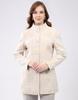 Women Band Neck Full Sleeve Coat