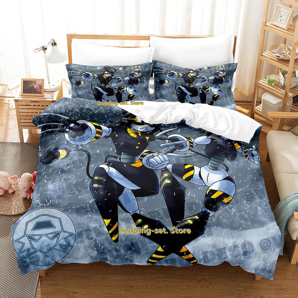 Hot Anime Murder Drones 3Pcs Bedding Set Duvet Cover Pillowcase Soft Home Bedroom Decoration Gift Personalized bed cover