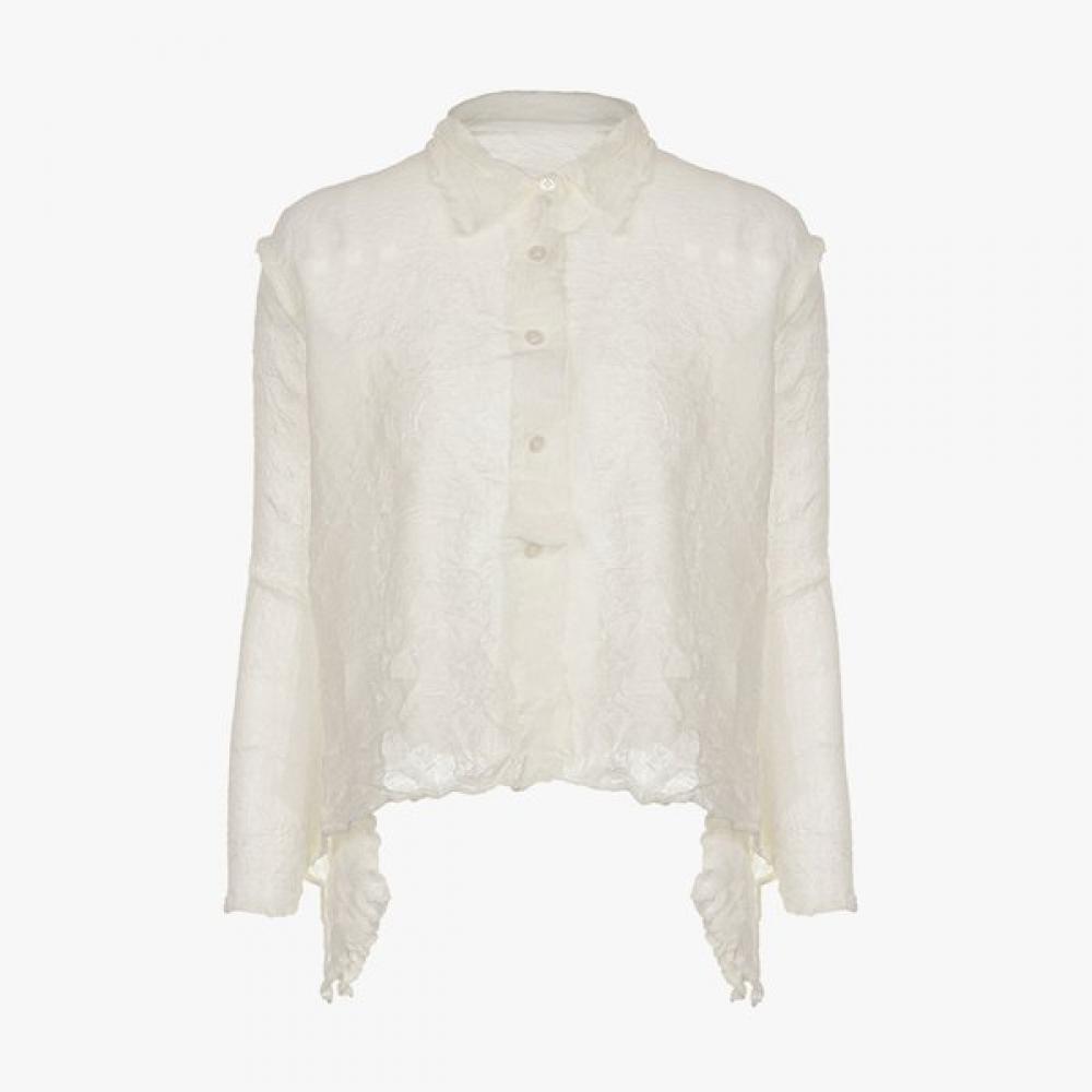Fine PleAts A Line Short cArdigAn Ivory FREE