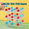 3D 3D TIC-TAC-TOE Game Table Games Strategy Board Games  Parent Child Interaction