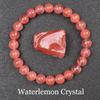 6/8mm Reiki Blue Apatite Bead Bracelet Men Women Natural Stone Blood Circulation Stimulate Enthusiasm Health Care Couple Jewelry