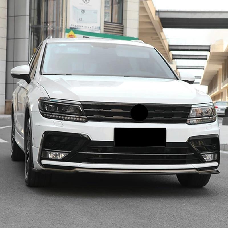 6 buc. bara de protectie fata masina plasa grila centrala benzi de turnare pentru gratar acoperire ornamente pentru stilul auto pentru VW Tiguan MK2 2016-2024 ABS
