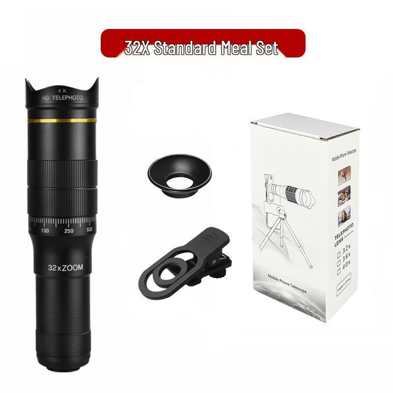 32x Telephoto Lens: High-Magnification Portable HD Telescope for Mobile Photography