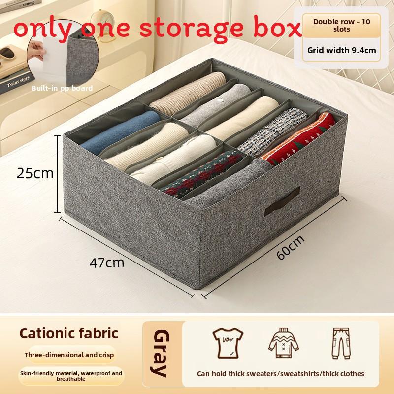 Modern Minimalist Fabric Foldable Closet Drawer Organizer For Clothing Storage