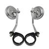 Kolip Motorcycle Rearview Side Mirror Retro Caliper Clamp Handlebar Reversing Mirror Universal Modified Parts