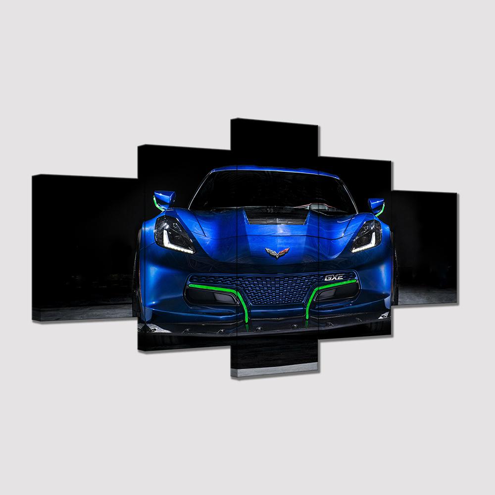 

SAIC-GM-Wuling Blue Roadster GXE Картина на холсте Wall Art Home Decor Без рамки 20x35cm*2 20x45cm*2 20x55cm*1