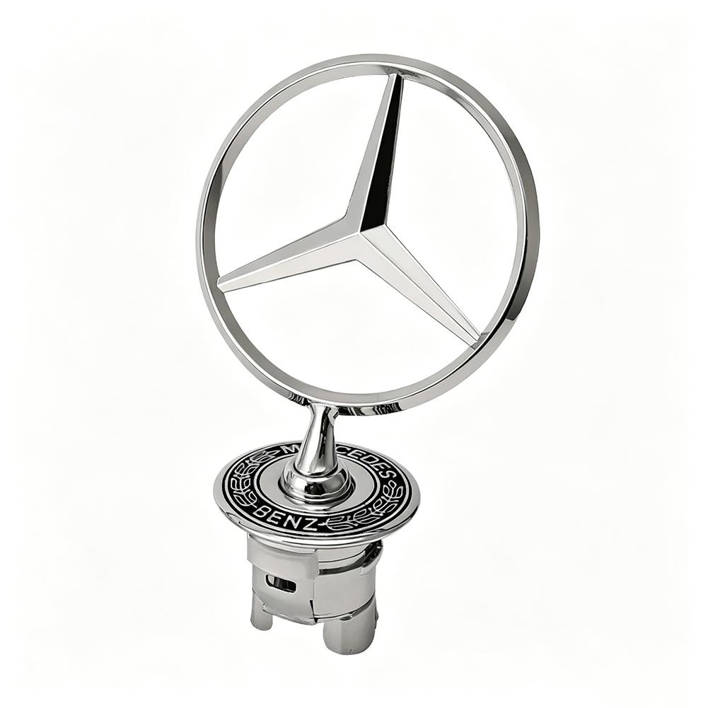 1Pcs Benz Front Bonnet Standing Emblem Accessory For Mercedes-Benz GLC X253 X254 C-Class W205 W206 A-Class W177 GLA E-Class W213 QQ8