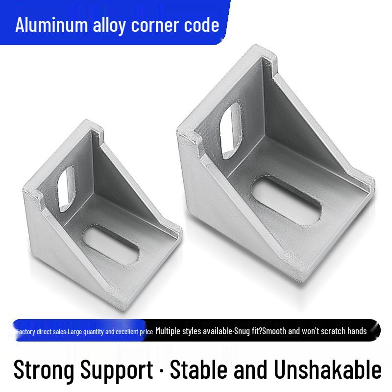 Aluminum 90° Corner Bracket Connector for 4040/2020/3030 Profiles