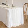 Chiffon Table Runner Sheer Flowing Runner, Wedding Elegant Solid Color Charming Dining Accessory for Home Bridal Shower Party Decor