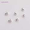 Brass Metal Beads Caps Spacer Beads For Bracelet Necklace Making Accessories 14K Real Gold Plated Separation Beads Wholesale