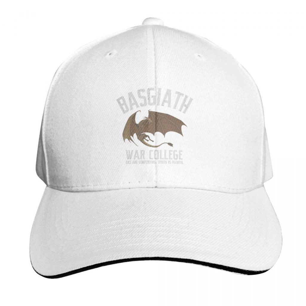 Vintage Basgiath War College Fourth Wing Cap Fashion Casual Baseball Caps Adjustable Hat Hip Hop Summer Unisex Baseball Hats