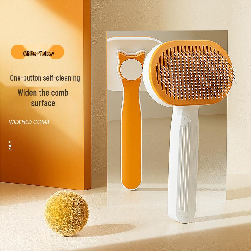 Pet Shedding Comb: Small Needle Brush for Cats & Dogs